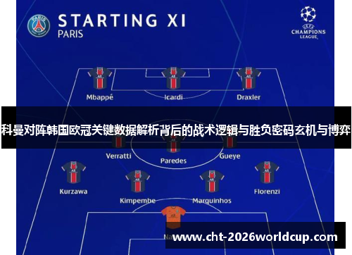科曼对阵韩国欧冠关键数据解析背后的战术逻辑与胜负密码玄机与博弈