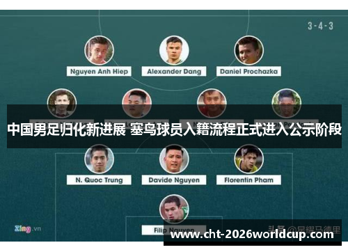 中国男足归化新进展 塞鸟球员入籍流程正式进入公示阶段